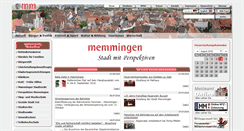 Desktop Screenshot of memmingen.de