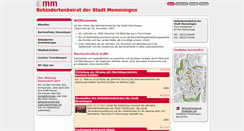 Desktop Screenshot of behindertenbeirat.memmingen.de